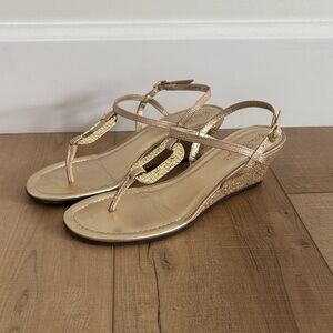 Lilly Pulitzer sandals heels 7.5